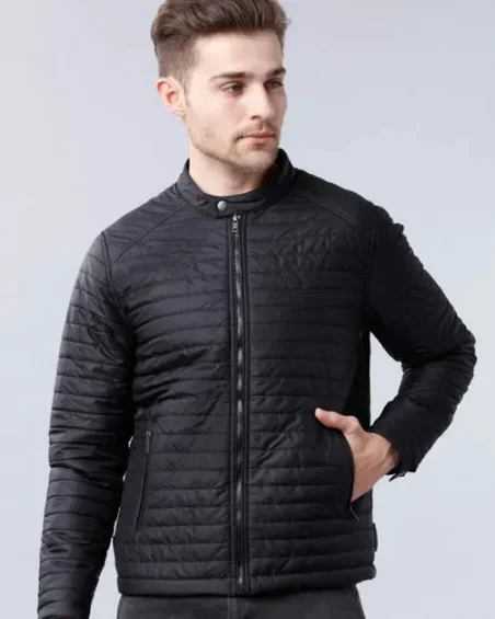 Men Solid Padded Jacket